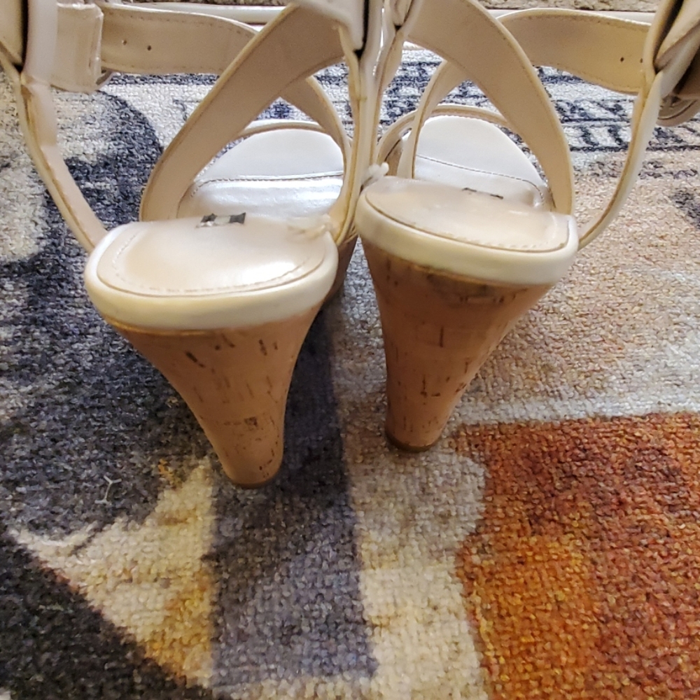 Nine West Shoe s | Nine West Wedge Sandal Sz 8 - Picture 4 of 7